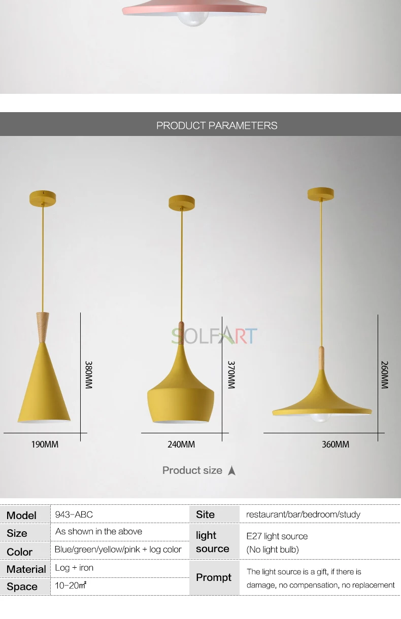 943-ABC_13 Pendant Lighting Chandeliers and Pendants for Room Dining Kitchen Loft Light Fixture Lamps Modern Hanging