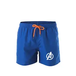 2019 новые Marvel Мстители 4 летние модные повседневные спортивные беговые пляжные брюки быстросохнущие мужские шорты для серфинга