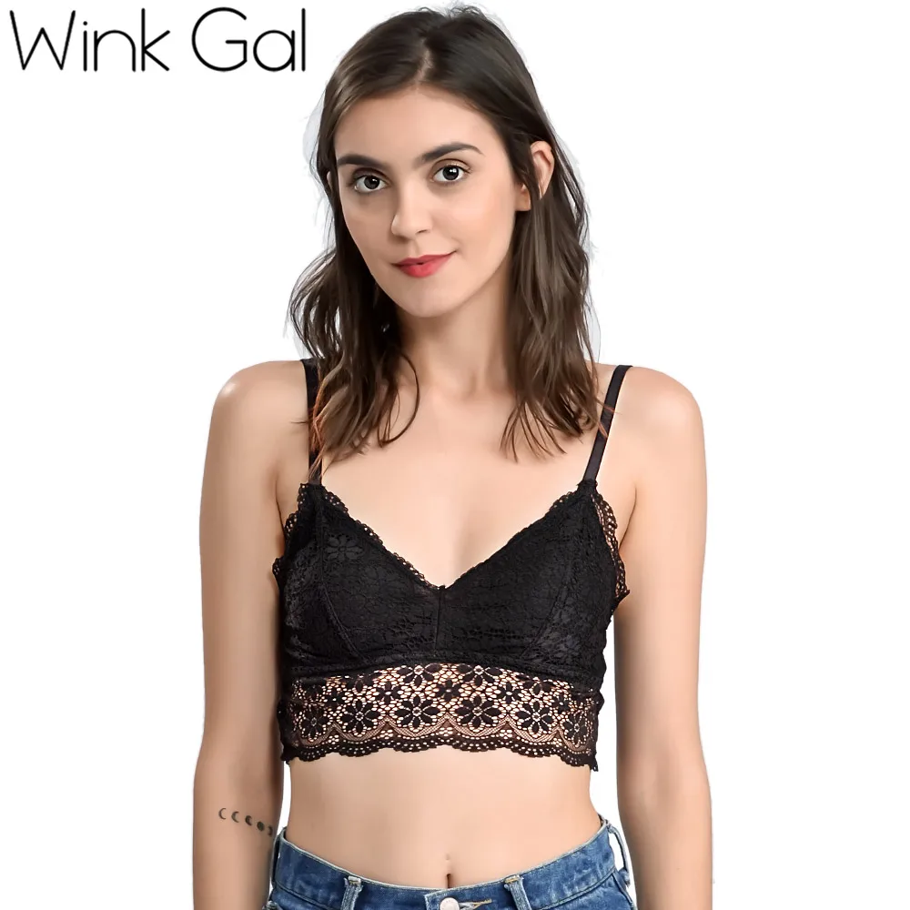 2018 Wink Gal новый модный Удобный женский бюстгальтер с кружевом рисунком цветов