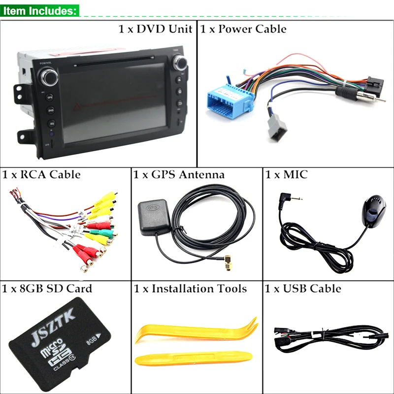 Top Sinairyu 2 Din Android 8.0 Octa Core Car DVD Player for Suzuki SX4 2007-2012 GPS Navigation Multimedia Radio Stereo Head Unit 5