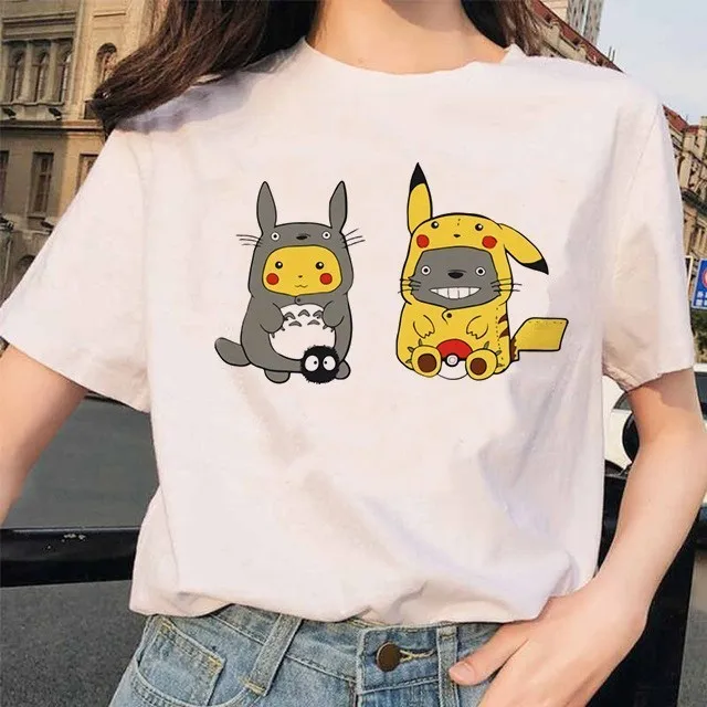 Футболка Totoro Spirit Away Женская мультяшная студия Миядзаки Хаяо из японского аниме