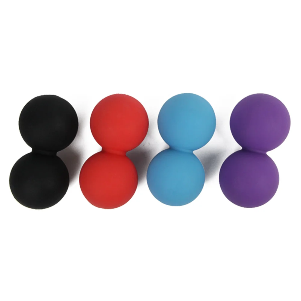 Арахисовый Массажный мяч, двойной Массажный мяч для физической терапии, глубокий массажный инструмент для миофасциального релаксатора мышц