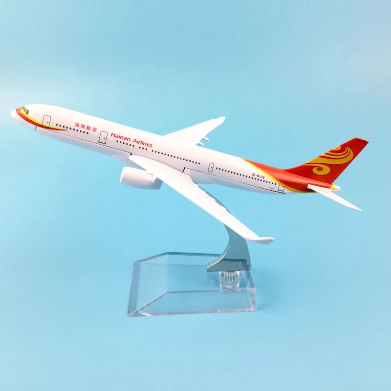 Бесплатная доставка 16 см HAINAN AIRLINES металлический сплав модель самолета