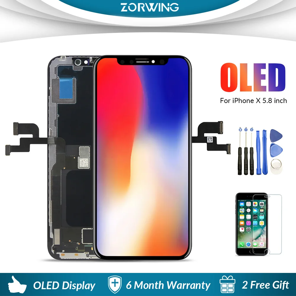 AAA OLED экран для iPhone 11 11Pro X ЖК дисплей дигитайзер сенсорный Замена XR XS MAX LCD Pantalla