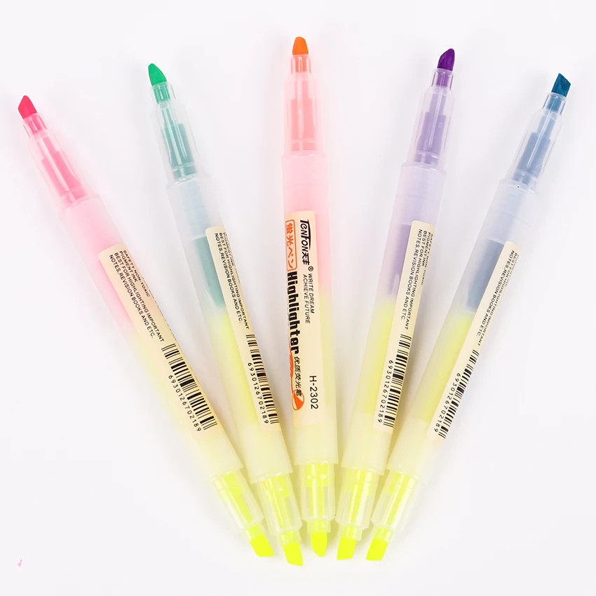 Buy 5PCS/set Office Stationery Marker Pen Cute