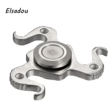 Elsadou Hook Fidget Toy Bear Openner Hand Spinner Metal Finger Stress Spinner