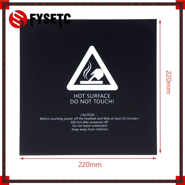 Cheap 1PC 220x220mm Black Sticker Frosted Heated Bed Paper Sticker 3D Printer Build Sheet Plate For Wanhao Anet A8 A6 MK3 Cheap 1PC 220x220mm Black Sticker Frosted Heated Bed Paper Sticker 3D Printer Build Sheet Plate For Wanhao Anet A8 A6 MK3