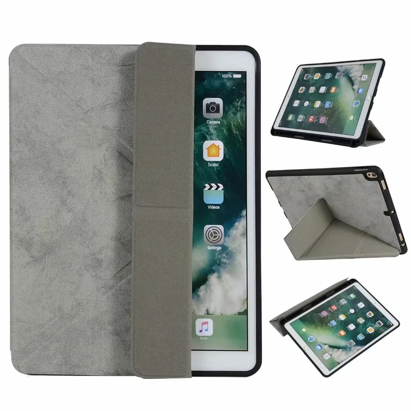Искусственная кожа силиконовая Мягкая ТПУ подставка чехол для Apple iPad Air 3 2019/Pro 10 5