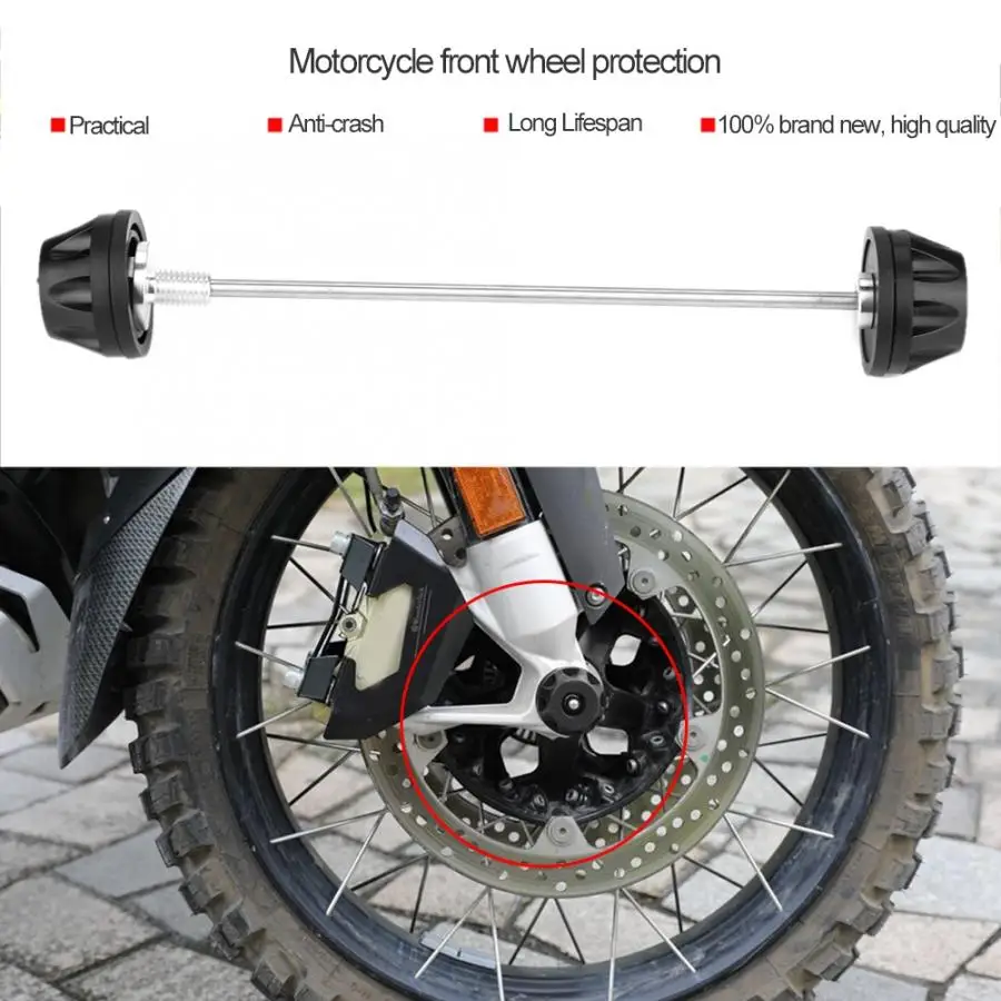 

Motorcycle Front Axle Fork Wheel Protector Universal for BMW R1200GS LC 2013 2014 2015 2016 2017 R1200GS ADV 2014 2015 2016 2017
