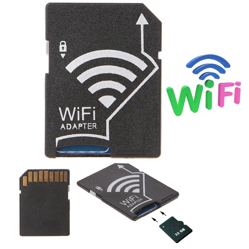 Micro SD TF для sd-карты Wifi адаптер для камеры Фото беспроводной для телефона планшета