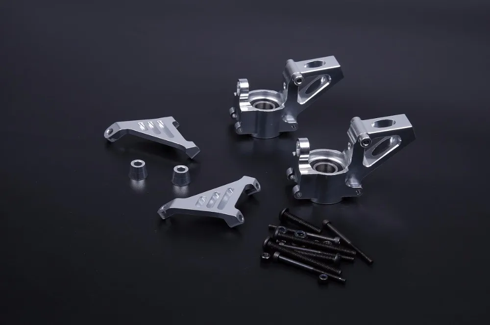 

Baja 5B 5T 5SC alloy CNC Front Hub Carrier Billet Set Fit 1/5 Hpi Rovan KM