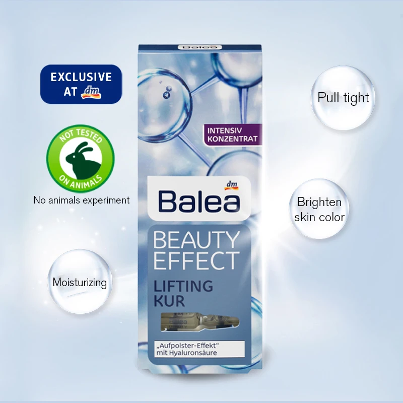 

Original Germany Balea Hyaluronic Acid Serum Beauty Cream Skin Protein Cosmetics Essence Injection Liquid for Anti Blackheads