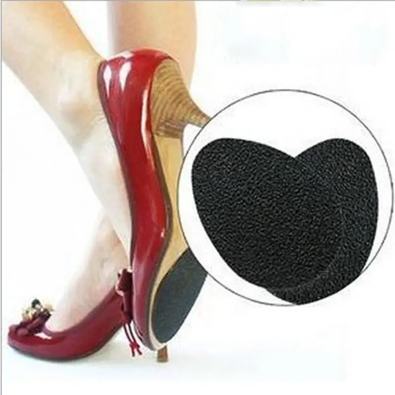 

New ! Anti-Slip Self-Adhesive Shoes Mat High Heel Sole Protector Rubber Pads Cushion Non Slip Insole Forefoot High Heels Sticker