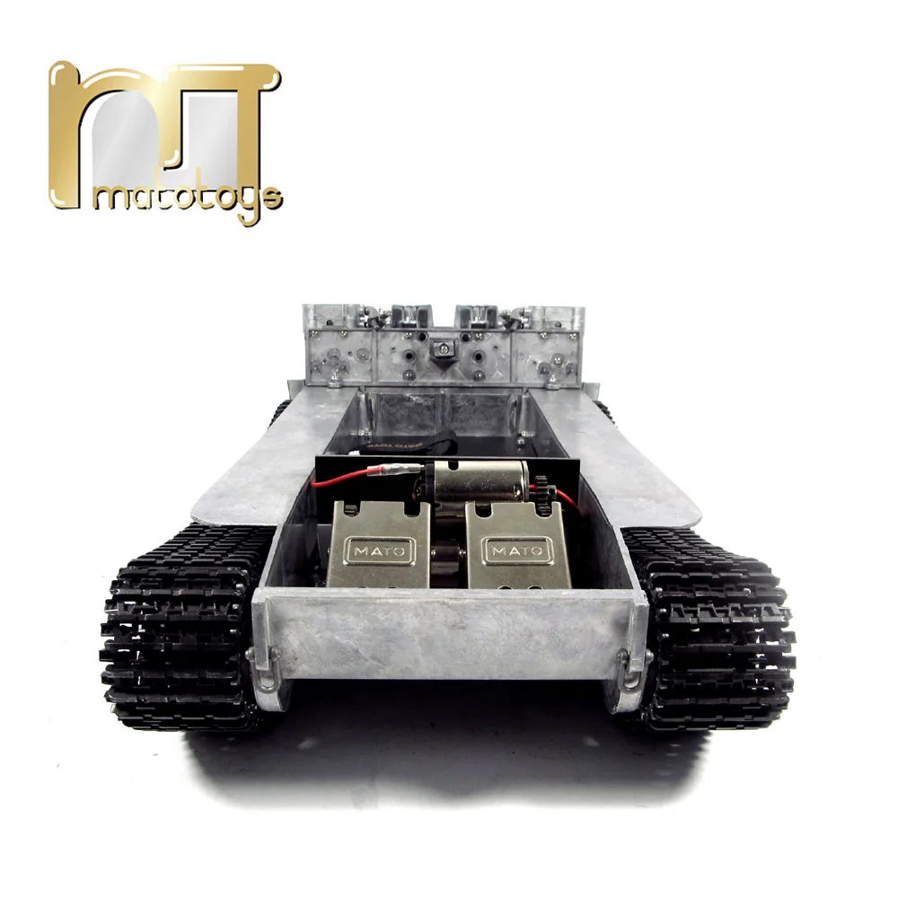 Mato 1/16 Tiger 1 Metal Lower Hull Chassis Kit with Tracks Idler Wheel  Sprockets Road Wheels Gearbox