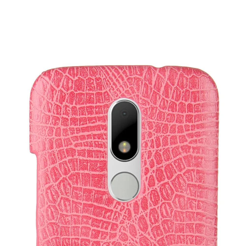 Чехол из крокодиловой кожи для Motorola Moto M XT1663 XT1662 жесткий защитный чехол телефона