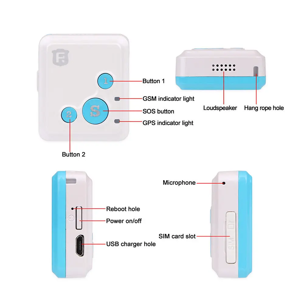 Крошечные V16 gps в реальном времени локатор трекер GSM GPRS SOS сигнализация няня малыш персональный отслеживания устройства APP веб-двухстороннее обсуждение SMS