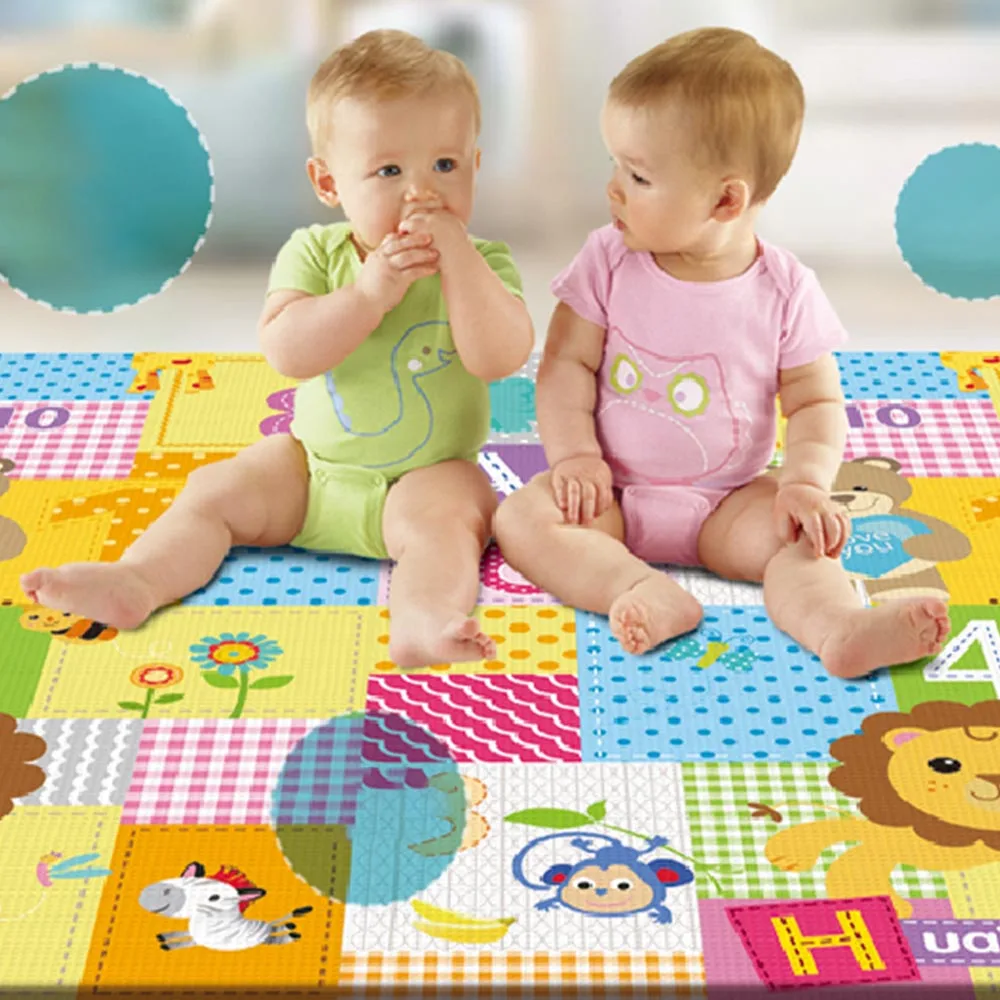  Two Sides Baby Play Mat Xpe Puzzle Children's Mat Baby Climbing Pad Kids Rug Baby Games Mats Room G