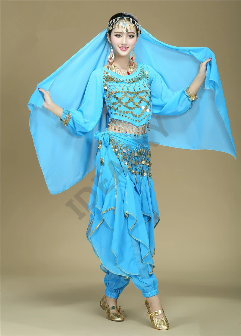 Профессиональный костюм комплект египетского танца живота платье одежда костюм для танца живота боливудские брюки для женщин платья костюмы для взрослых