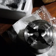 4 кулачковый токарный патрон независимый патрон K72-100 100 мм Руководство M6x3 для сварочного позиционера Turntable1PK аксессуары для токарного станка