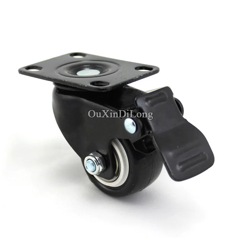 جودة عالية 4 قطع الأسود 1.5 ''المطاط مكتب أريكة كرسي الأثاث قطب عالمي العجلات/بدون الفرامل جودة عالية 4 قطع الأسود 1.5 ''المطاط مكتب أريكة كرسي الأثاث قطب عالمي العجلات/بدون الفرامل