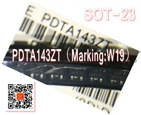 PDTA143ZU PDTA143 маркировки: t47 * 47 SOT323 PNP резистор оборудованных транзисторов/PDTA143ZT w19 SOT23