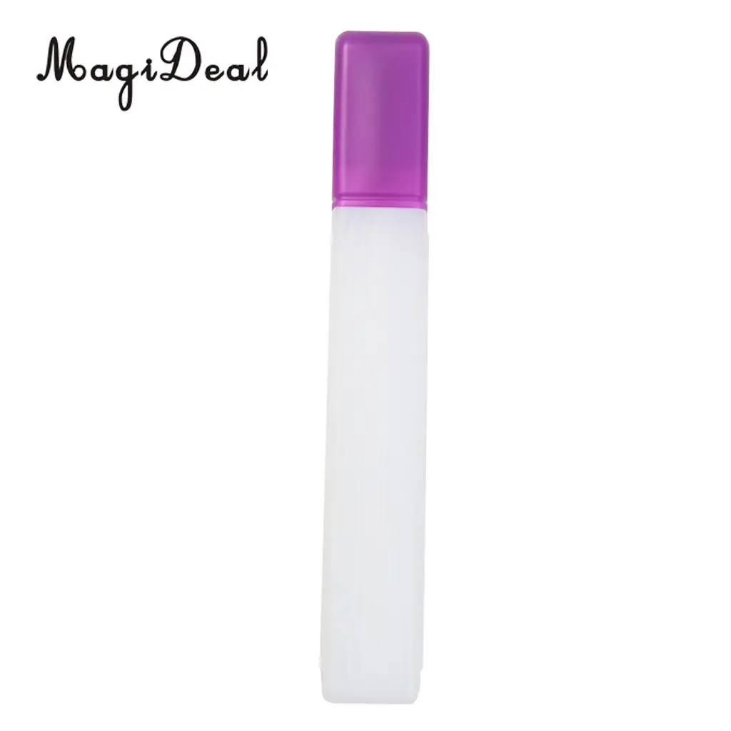 41x6cm Plastic Clear Knitting Needle Crochet Hook Tube Case Holder Storage Case 