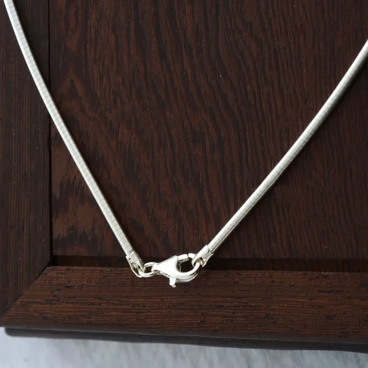 Ювелирные изделия из стерлингового серебра 925 пробы с серебряным воротником