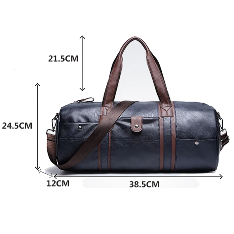 Высоко- качественная Кожа PU простые сумки путешествий Сумка для багажа для мужчин L483