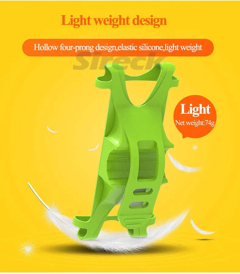 Discount Sireck Bike Phone Holder  3.5"-7" Adjustable Smart Mobile Cell Phone Holder Cycling Front Handlebar Bag Bike Phone Stand Case 13