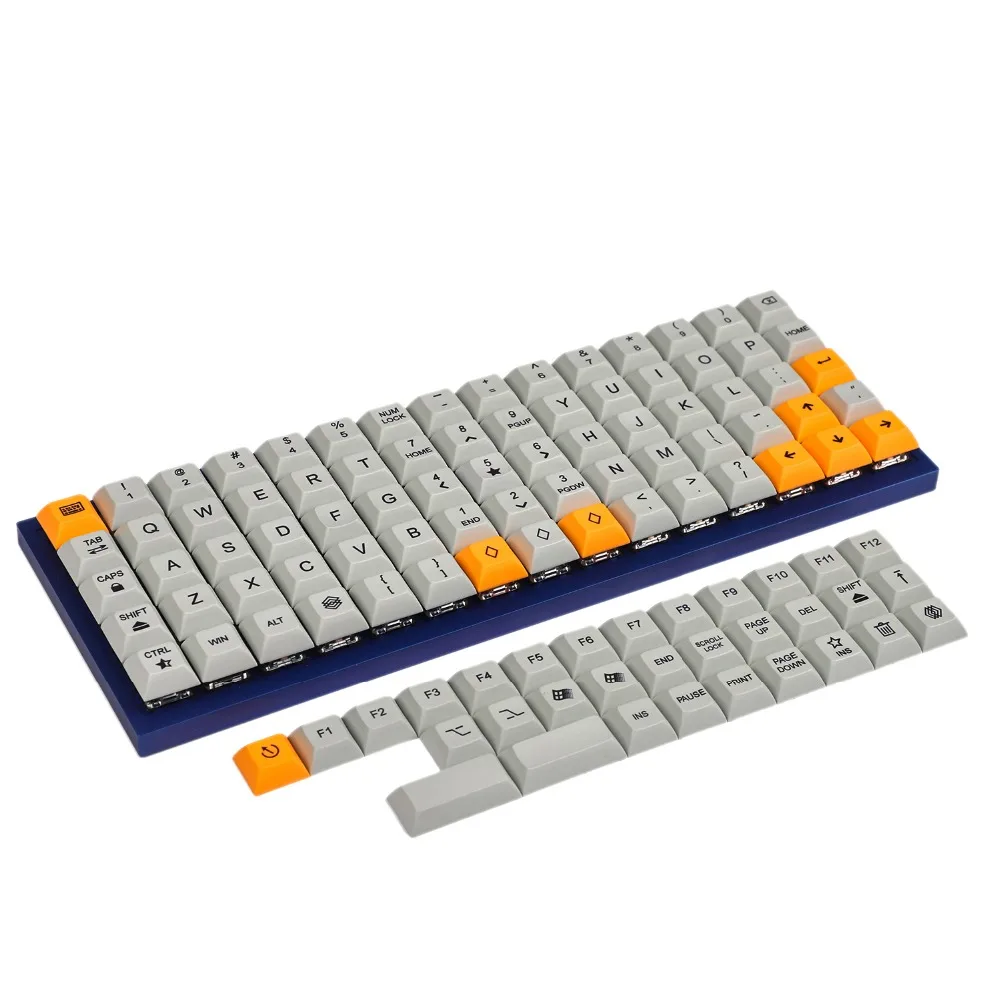 75 клавиш колпачки для с красителем DSA Sub PBT подходят оформления ортолина детской