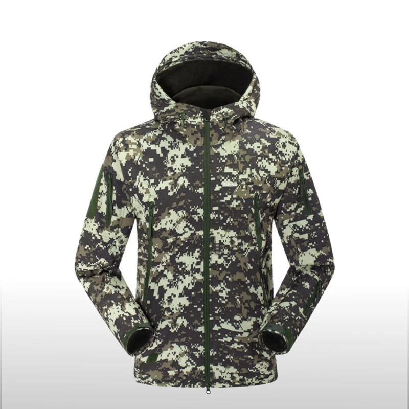 

US Army Military ACU Color Lurker Shark Skin Soft Shell Men's Outdoors Military Tactical Jacket Waterproof