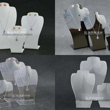 Высокое качество акриловый стенд для ожерелий манекен для демонстрации ювелирных изделий стойки держатель серьги модель витрина
