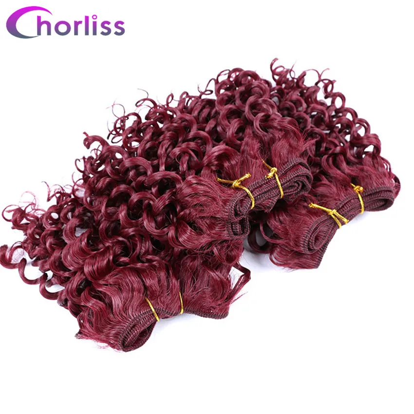 Chorliss 8 &quotафро кудрявый волнистые кудрявые волосы Синтетические пряди для