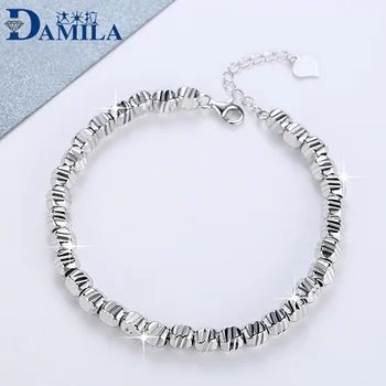 

Fashion 100% 925 Sterling Silver men's bracelets Jewelry S925 silver metal bracelets pulseras plata de ley 925