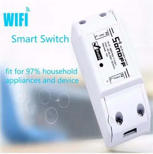 Smart WI-FI разъем sonoff Интеллектуальный таймер Smart Switch Беспроводной smart plug