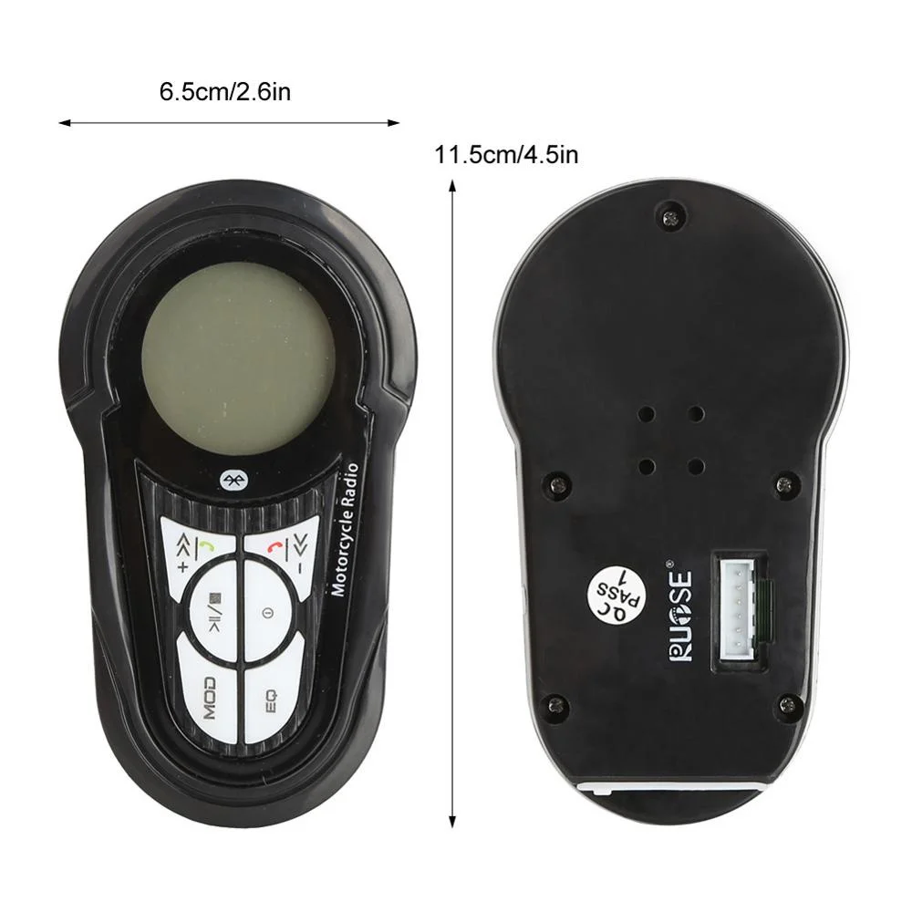 2 шт. водонепроницаемый мотоцикл аудио радио звуковая система стерео колонки MP3 USB Bluetooth FM