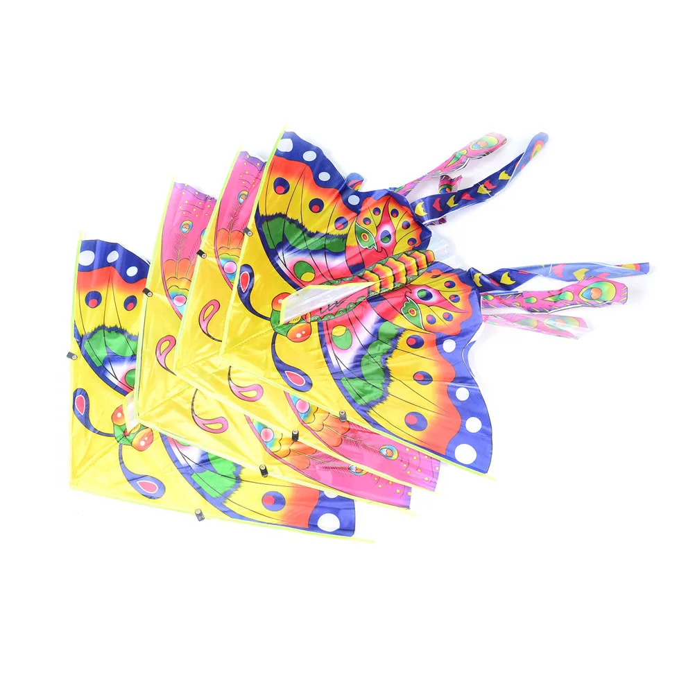 1 шт. традиционные бабочки змей стили 50 см Средний Красочный Бабочка складной воздушный змей Отдых Открытый игрушки для детей случайный