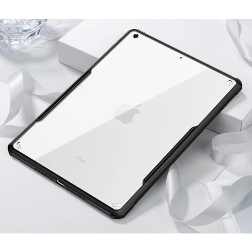 Xundd Прозрачный чехол для планшета для iPad Pro 10,5 дюймов акрил+ ТПУ анти-осенняя Противоударная задняя крышка для iPad pro10." A1701 A1709 - Цвет: black
