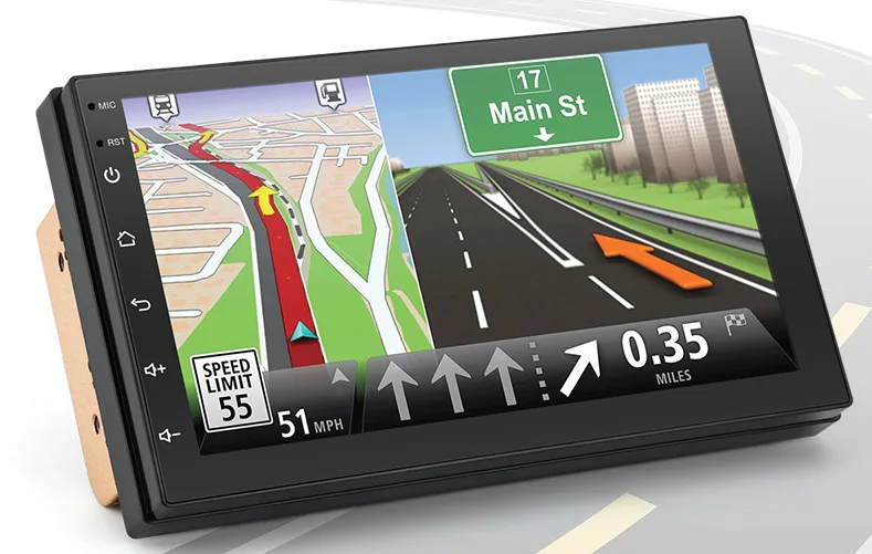 2 Din Android автомобильное радио стерео Мультимедиа воспроизведение GPS навигация Wifi