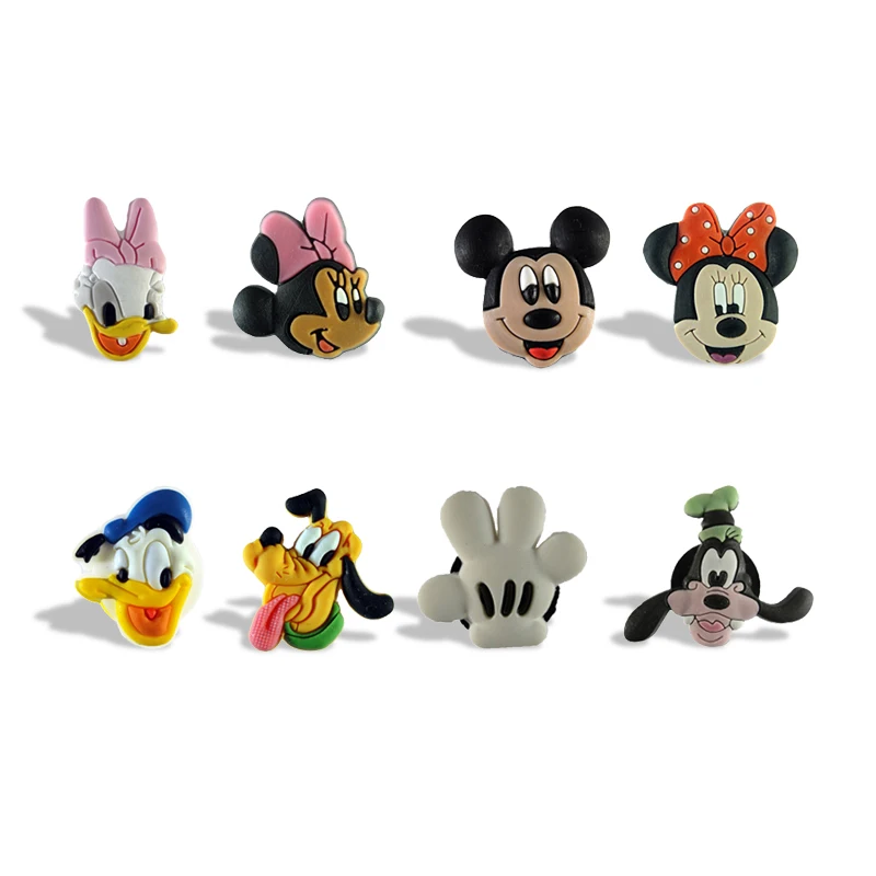 

8PCS Cute Mouse Fridge Magnet PVC Refrigerator Magnet Office Whiteboard Sticker Home Decor Child Gift Message Magnet Sticker