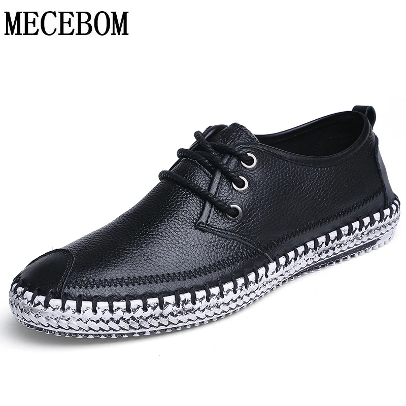 

Men's leather shoes new fashion big size 48 men casual shoes comfortable lace-up footwear zapatos size 39-48 8808m