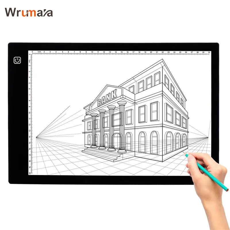 Wrumava A4 LED Light Box Tracer USB Power Cable Dimmable Brightness Artcraft Tracing Pad for Artists Drawing Sketching | Лампы и