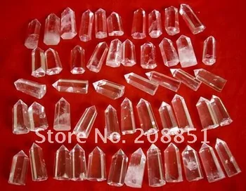 

100 Pieces NATURAL CLEAR QUARTZ CRYSTAL POINTS HEALING Wholesales , Free Shipping !!