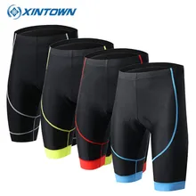XINTOWN Лидер продаж велосипед унисекс велоспорт удобное нижнее белье губка гель 3D мягкий велошорты велосипедные шорты Размер s-xxxl