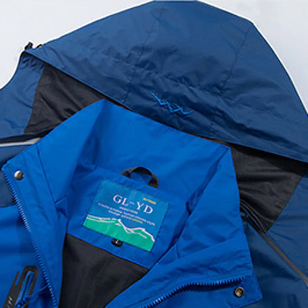 

Men's Autumn Winter Coat Two Piece Three In One Outdoor Breathable Warm Clothes 10.19