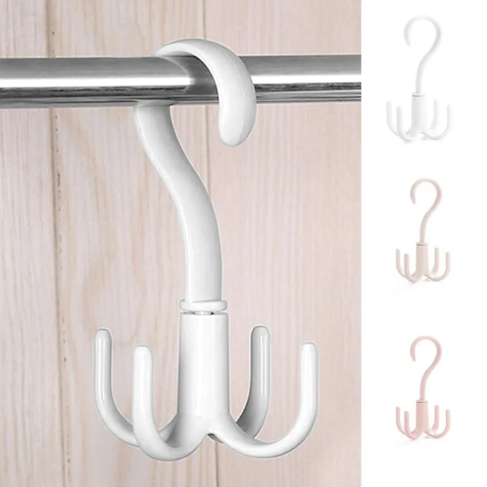 

360-degree High hardness support Rotation Hanging Hook Storage Hanger Home Use for Clothes Bag Hat Scarf