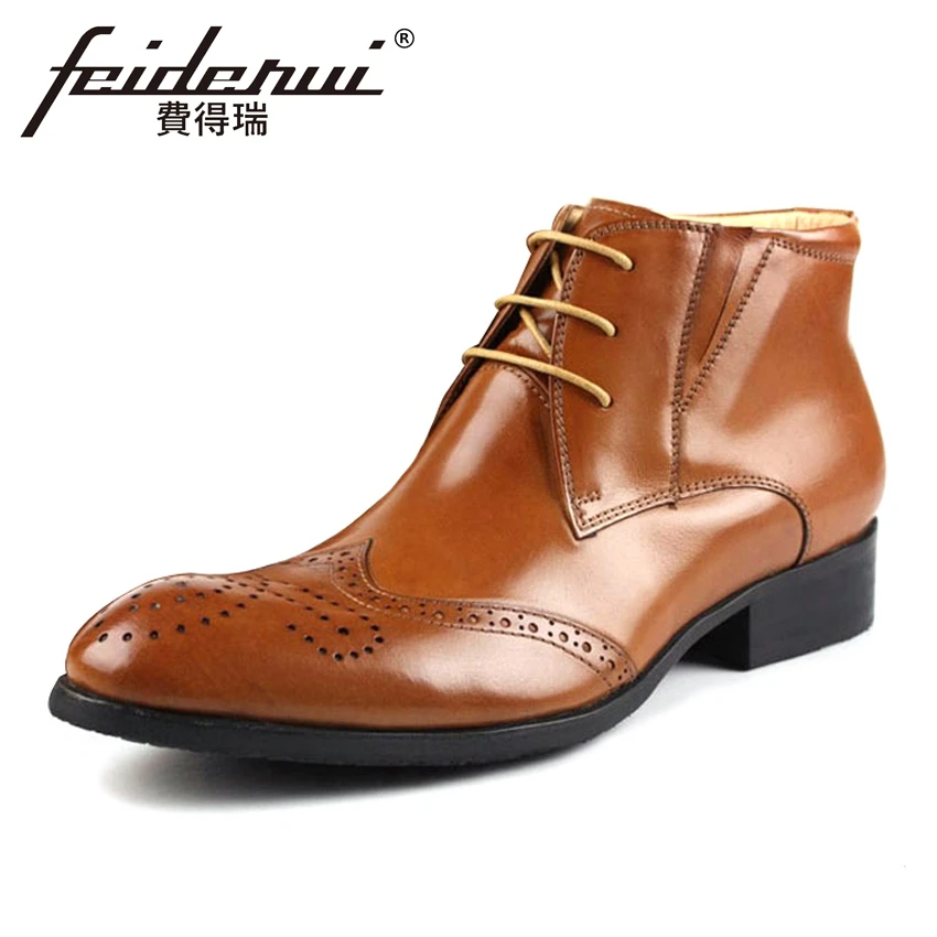 carved leather boots