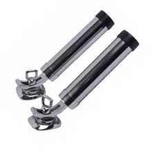 Круглое основание 1" держатели из нержавеющей стали, держатель для морской лодки, яхты, удочки, аксессуары для лодки, держатель для морской пусковой установки