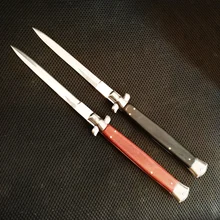 Итальянский AKC 13-10-9 дюймов Открытый Многофункциональный портативный нож быстро открыть 440C Лезвие Походный нож мафиозный нож с фиксированным лезвием