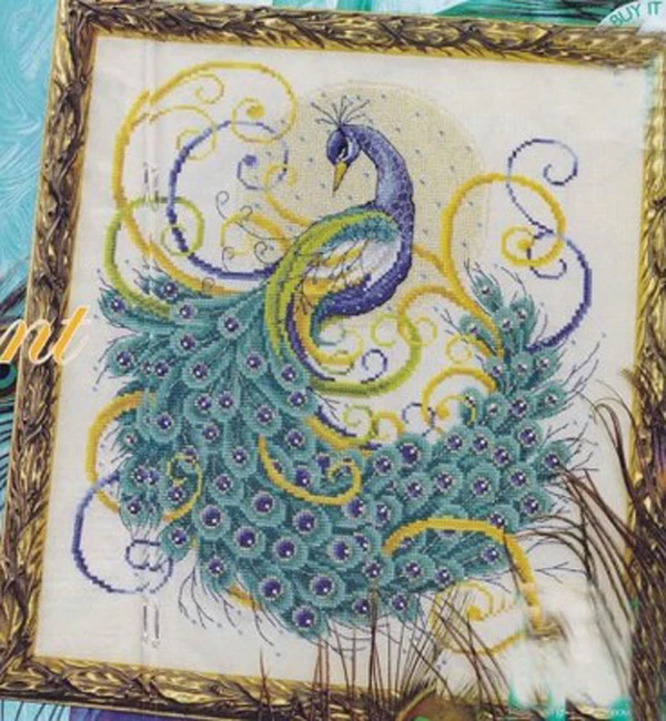 Needlework DIY Cross Stitch Sets For Embroidery kits 11CT&amp14CT Beautiful peacock | Дом и сад